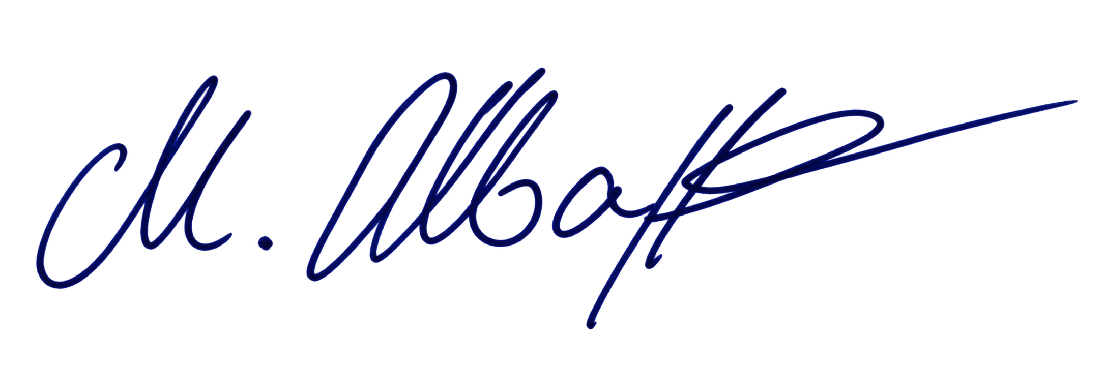 Handschriftlicher Namenszug von Mathias Ollrogge – bearbeitete Gestaltungsvorschau